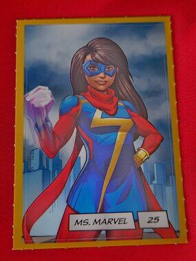 Loblaws Marvel Stickers - 25 Ms. Marvel - MAKE A BUNDLE!!